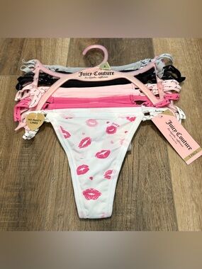 Juicy Couture Thongs- 5 Pack